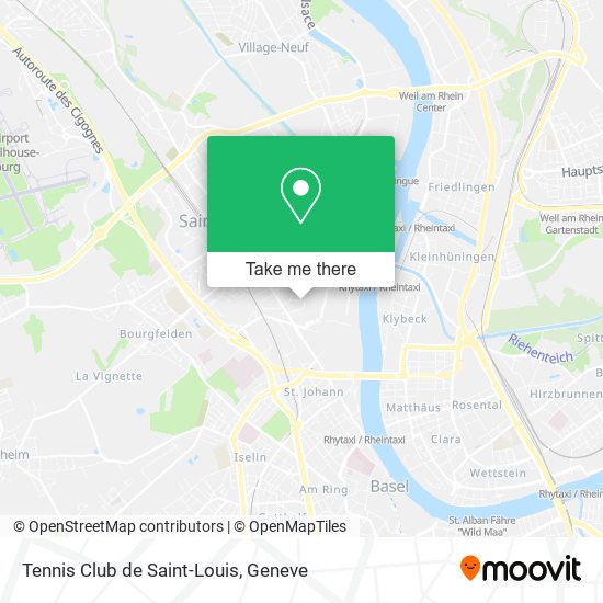 Tennis Club de Saint-Louis map