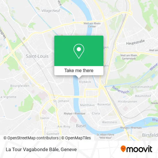 La Tour Vagabonde Bâle map