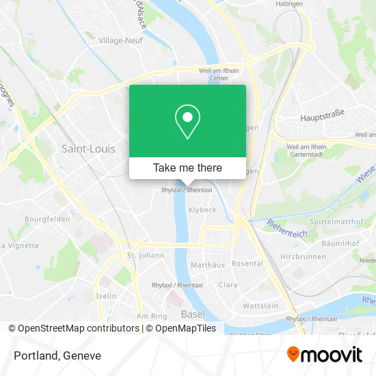 Portland map