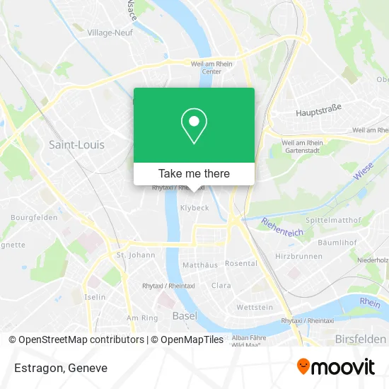 Estragon map