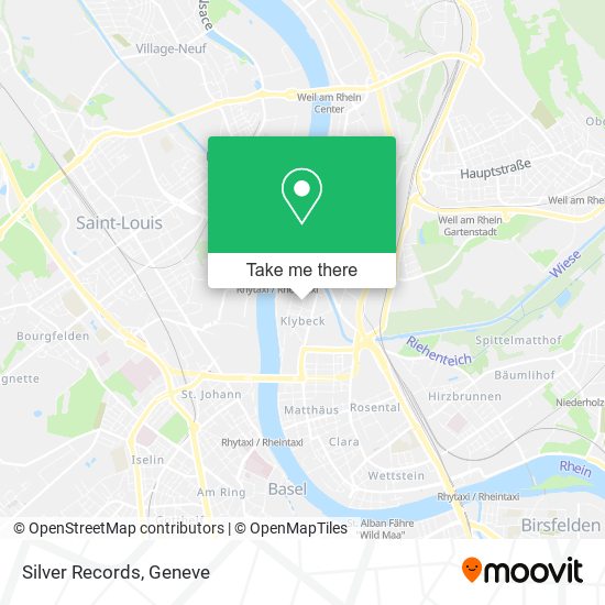 Silver Records map
