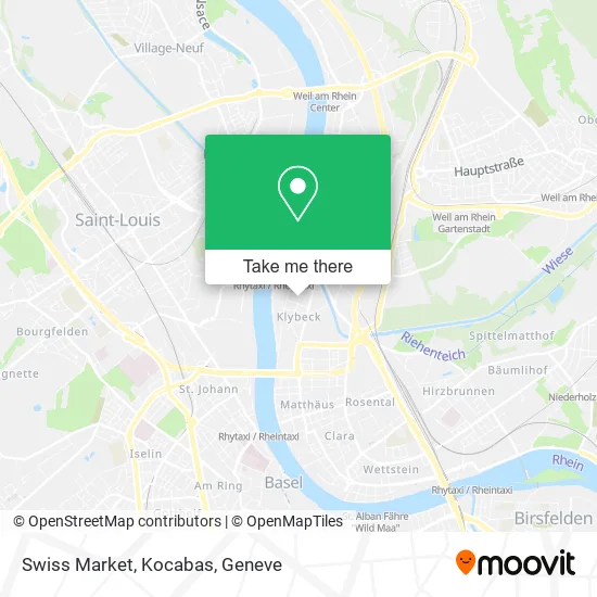 Swiss Market, Kocabas map