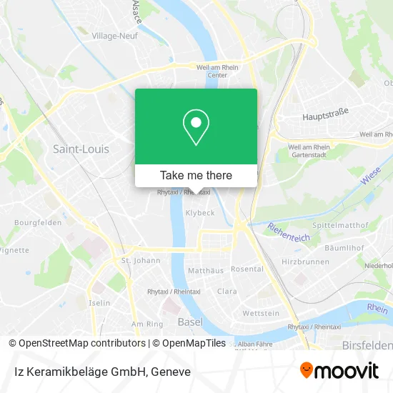 Iz Keramikbeläge GmbH map