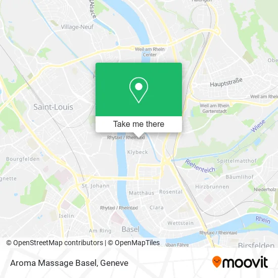 Aroma Massage Basel map