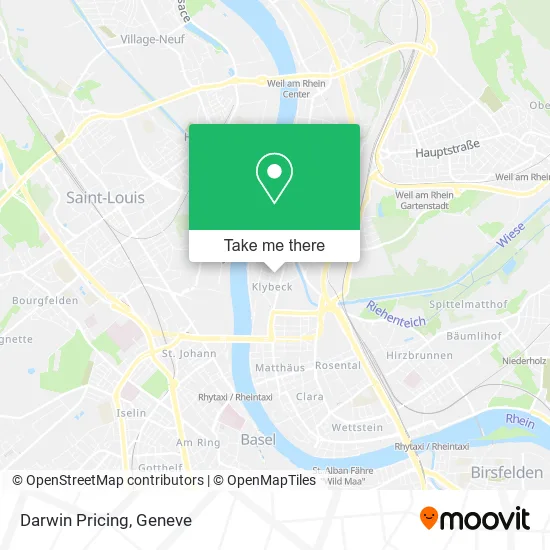 Darwin Pricing map