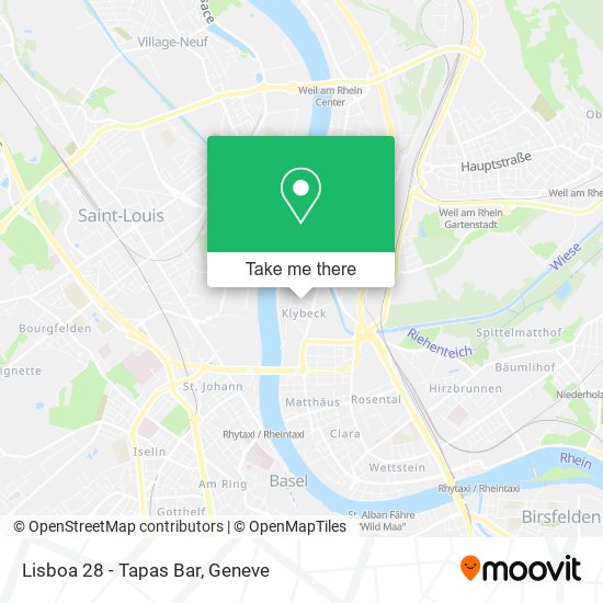 Lisboa 28 - Tapas Bar map