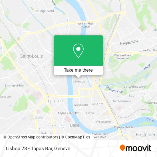Lisboa 28 - Tapas Bar map