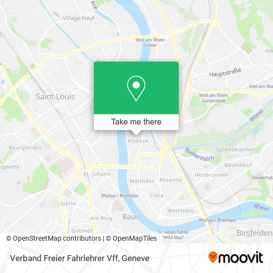 Verband Freier Fahrlehrer Vff map