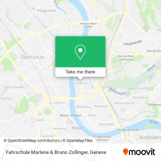 Fahrschule Marlene & Bruno Zollinger map