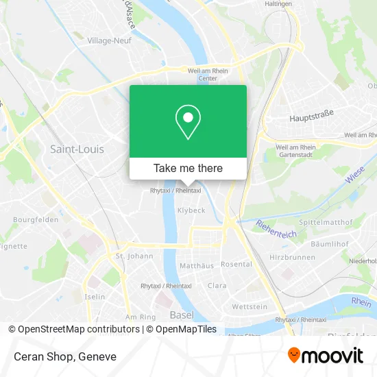 Ceran Shop map