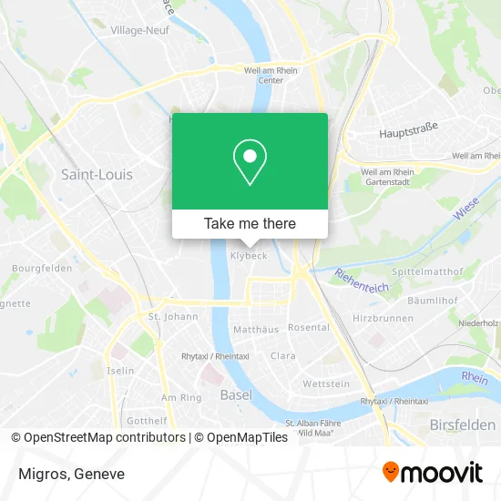 Migros map