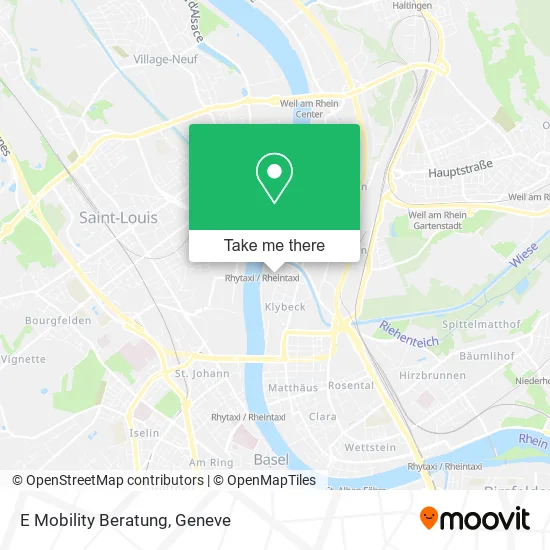 E Mobility Beratung map