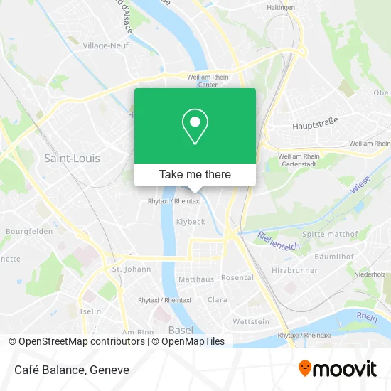 Café Balance map