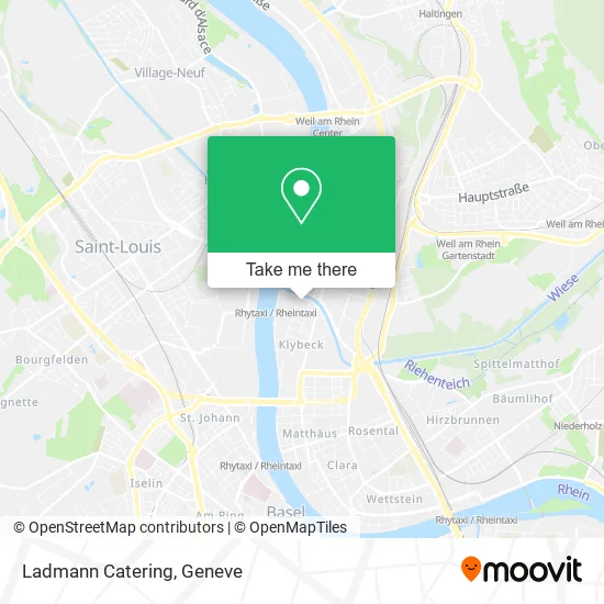 Ladmann Catering map