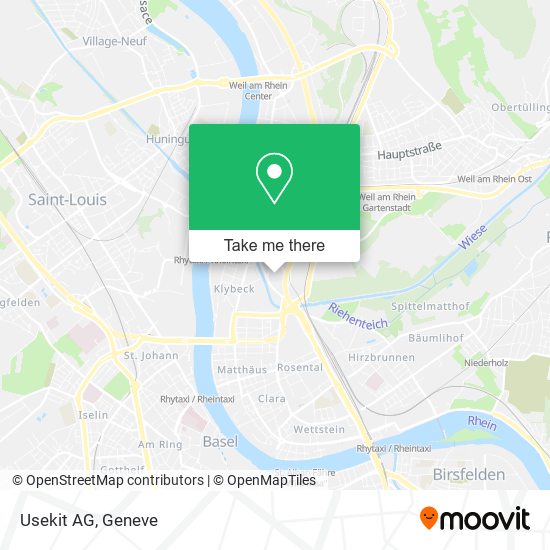 Usekit AG map