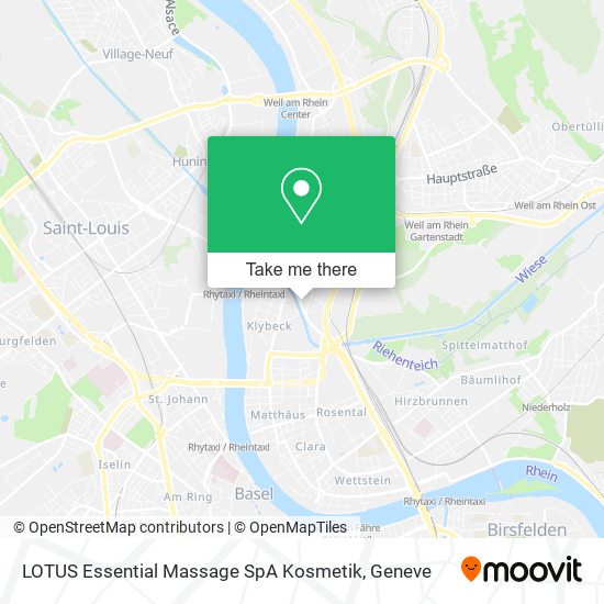 LOTUS Essential Massage SpA Kosmetik map