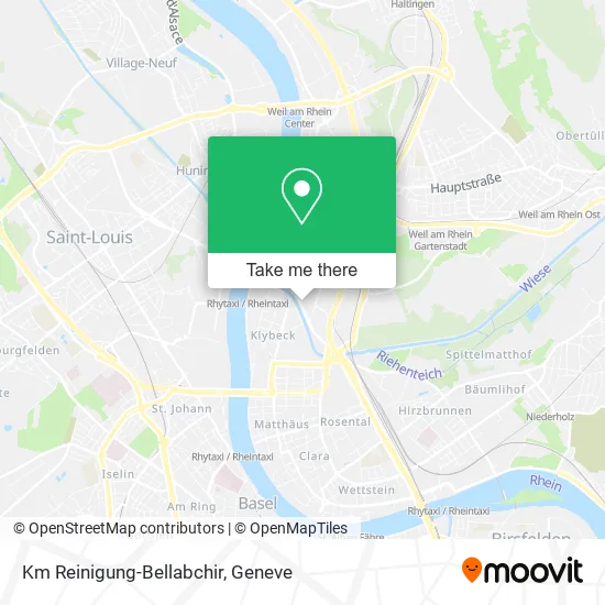 Km Reinigung-Bellabchir map