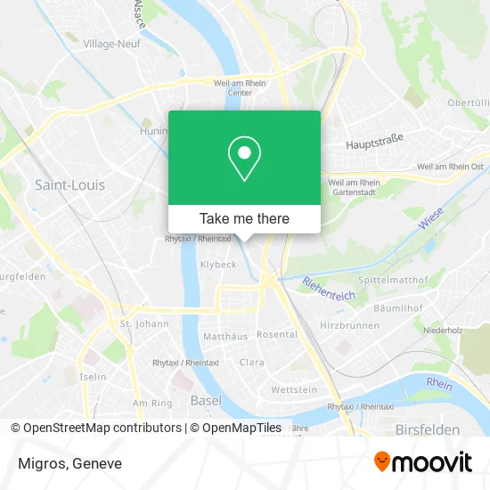 Migros map