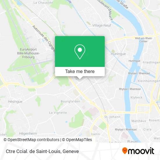 Ctre Ccial. de Saint-Louis map