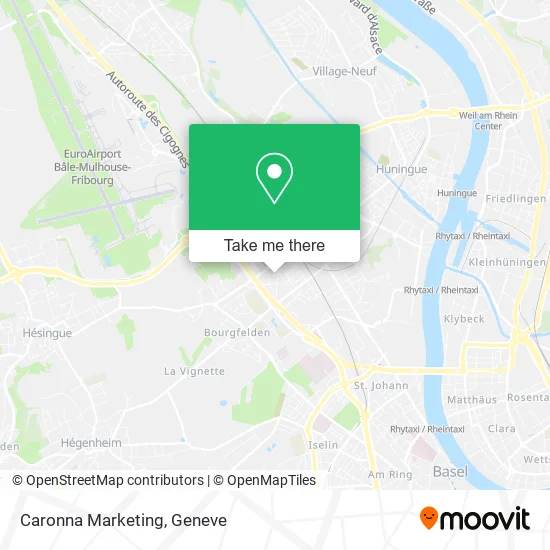 Caronna Marketing map