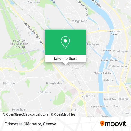 Princesse Cléopatre map