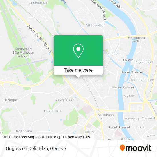 Ongles en Delir Elza map