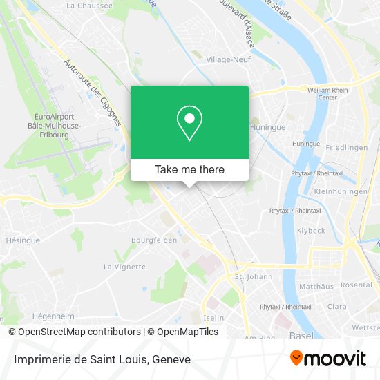 Imprimerie de Saint Louis map