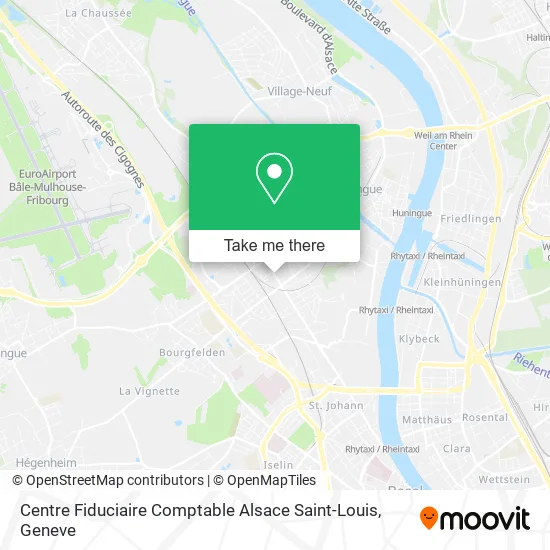 Centre Fiduciaire Comptable Alsace Saint-Louis map