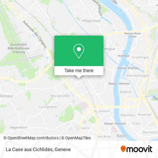 La Case aux Cichlidés map