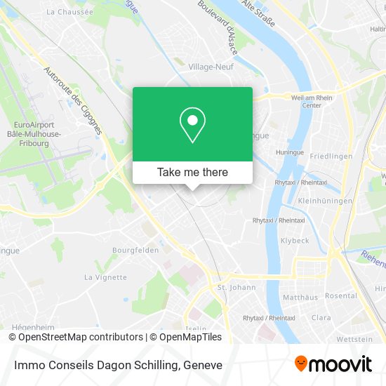 Immo Conseils Dagon Schilling map