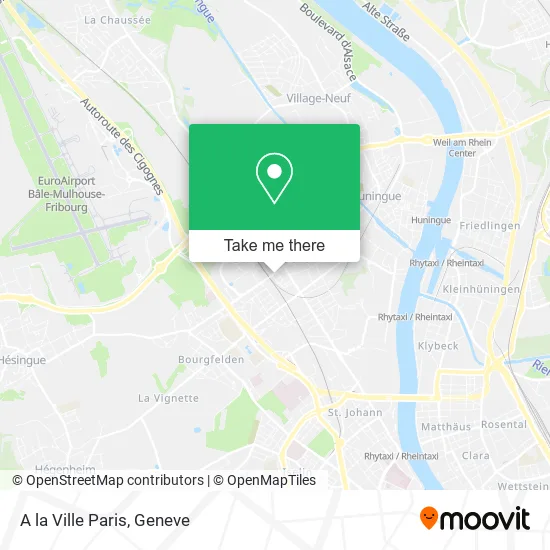 A la Ville Paris map