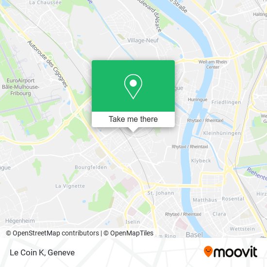 Le Coin K map