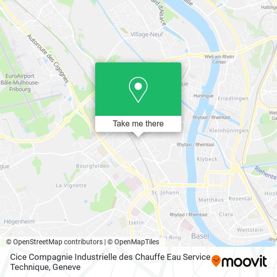 Cice Compagnie Industrielle des Chauffe Eau Service Technique map
