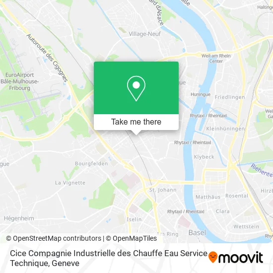 Cice Compagnie Industrielle des Chauffe Eau Service Technique map