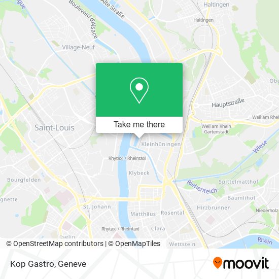 Kop Gastro map