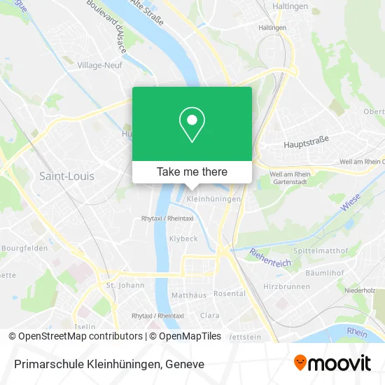 Primarschule Kleinhüningen map