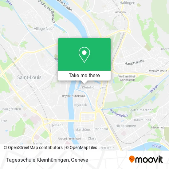 Tagesschule Kleinhüningen map