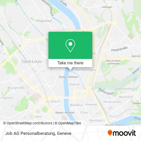 Job AG Personalberatung map