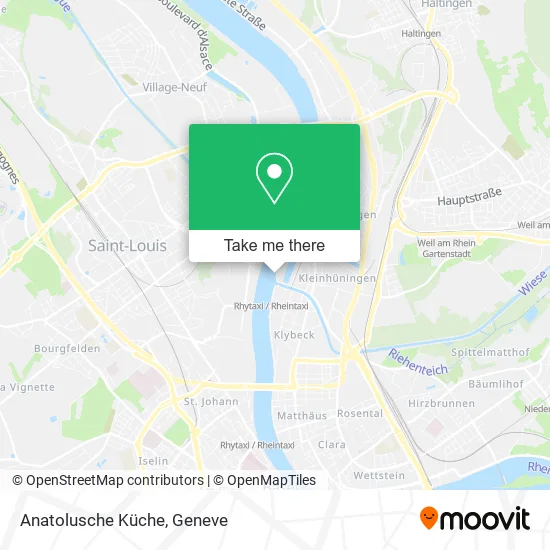 Anatolusche Küche map