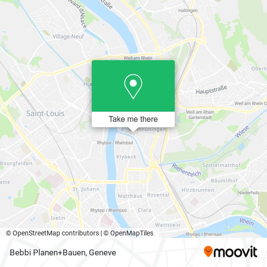 Bebbi Planen+Bauen map
