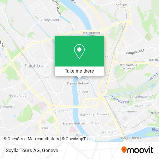 Scylla Tours AG map