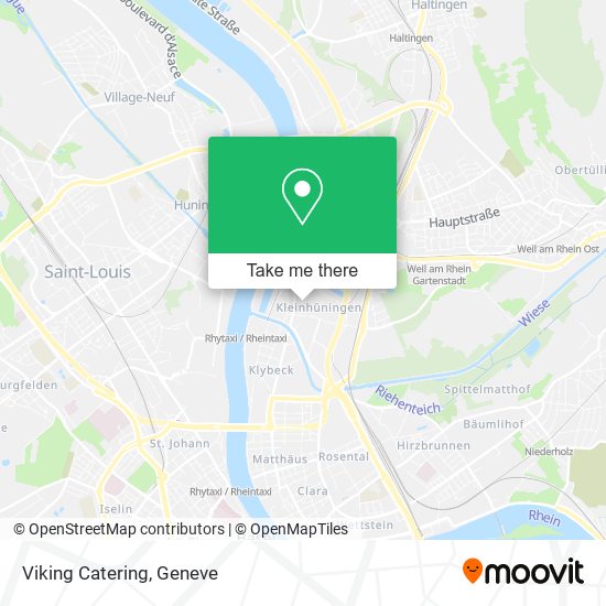 Viking Catering map