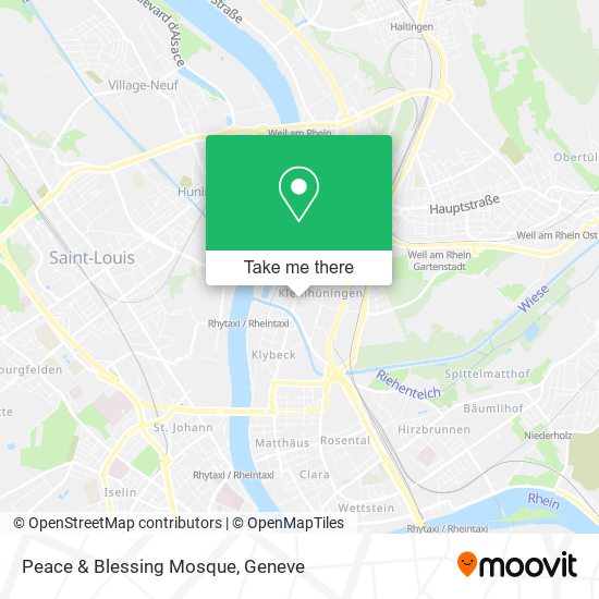 Peace & Blessing Mosque map