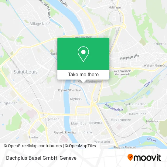Dachplus Basel GmbH map