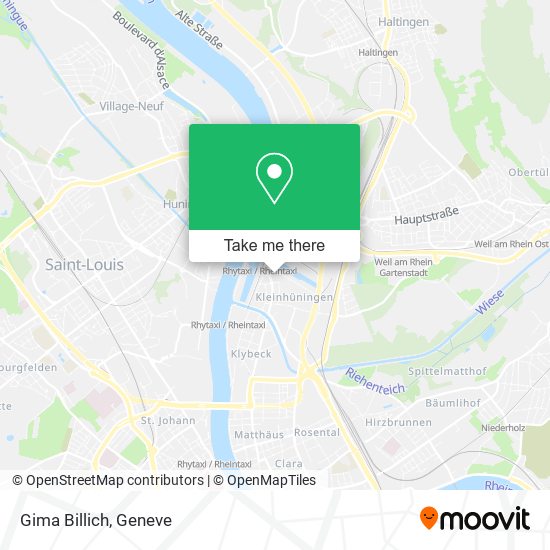 Gima Billich map