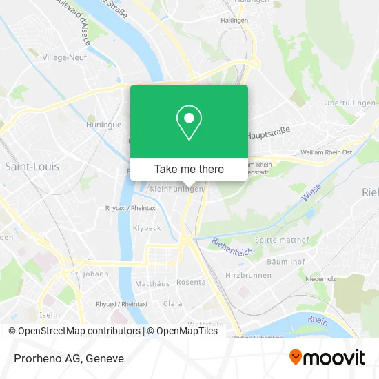 Prorheno AG map