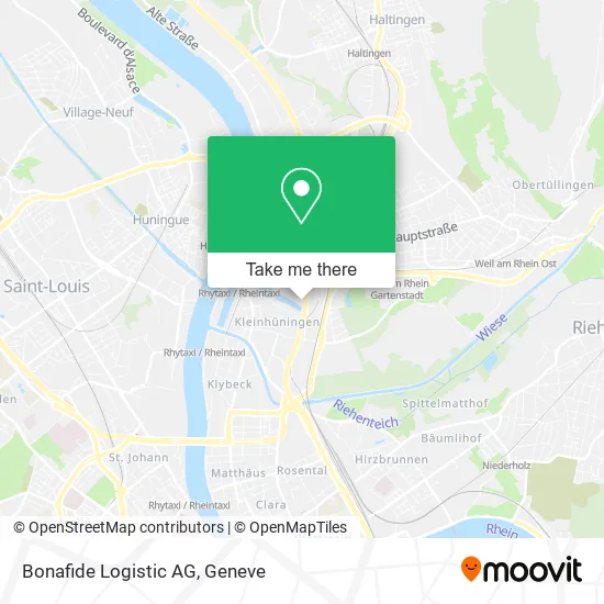 Bonafide Logistic AG map