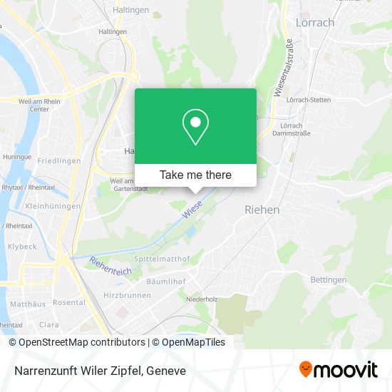 Narrenzunft Wiler Zipfel map