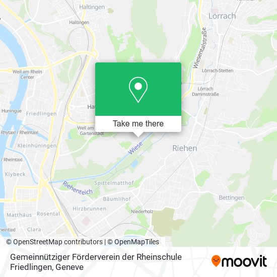 Gemeinnütziger Förderverein der Rheinschule Friedlingen map