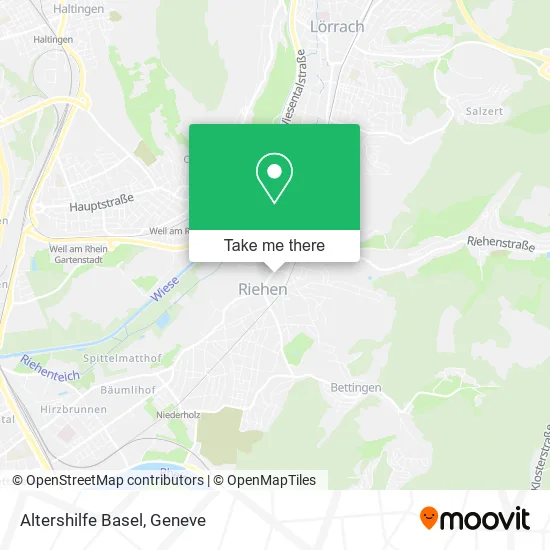 Altershilfe Basel map
